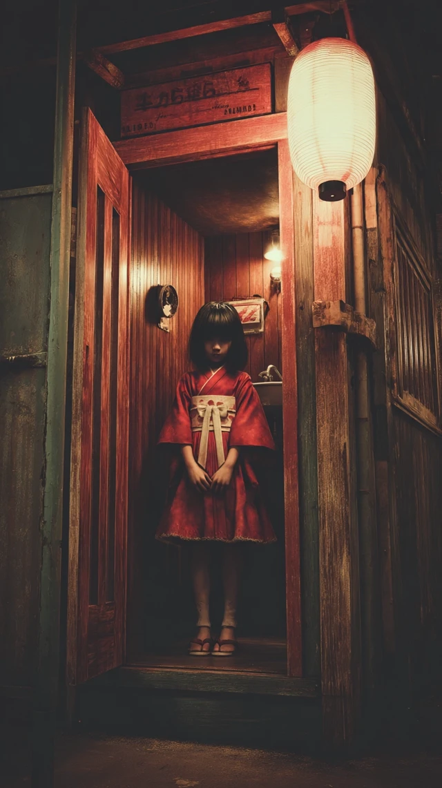 Japanese Horror Girl Red Light District