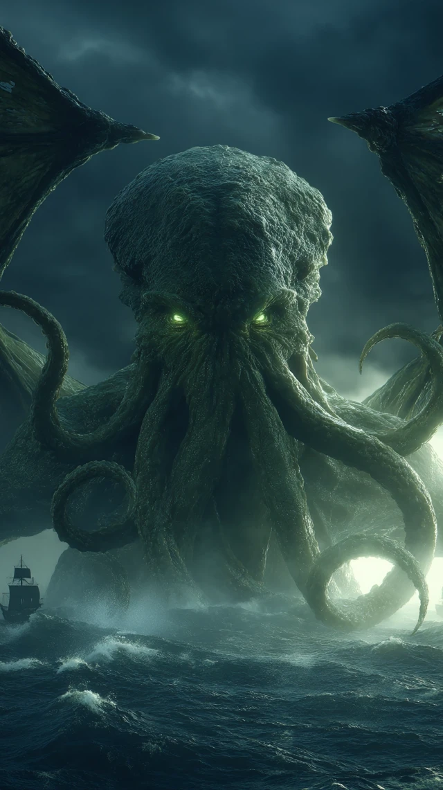 Cthulhu Rises: Epic Storm Scene