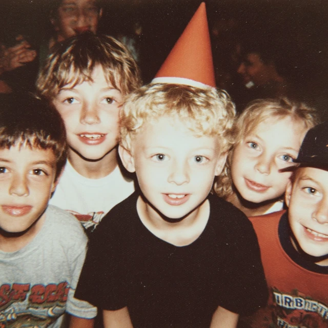 1990s Birthday Celebration Boy and Friends