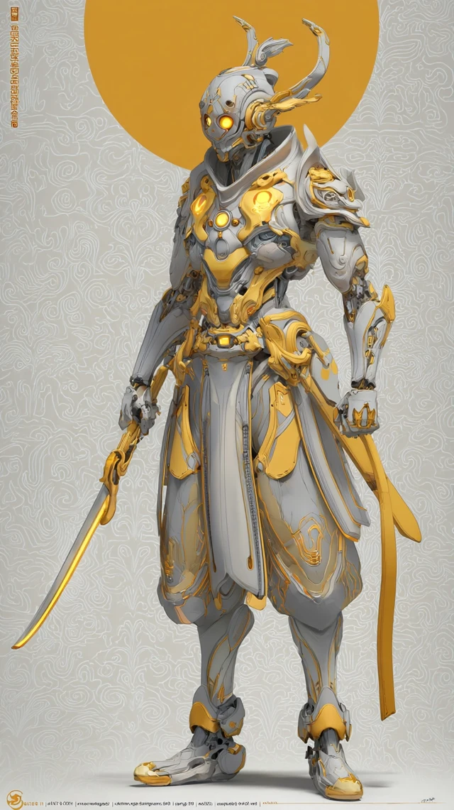 Erlang Shen 3D Illustration War God Cool Pose