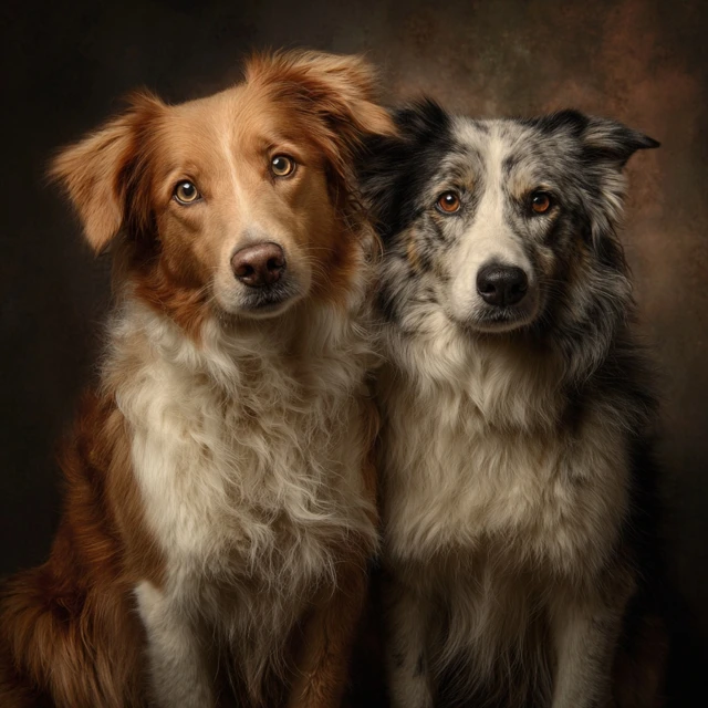 Dog Portrait with Blue Eyes Stunning Photography