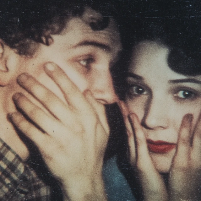 Vintage Couple Looking at Each Other