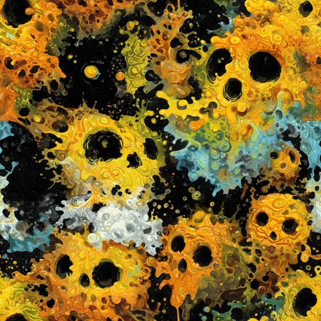 Liquid Skull Art Melted Surf Wax Abyssal Colors