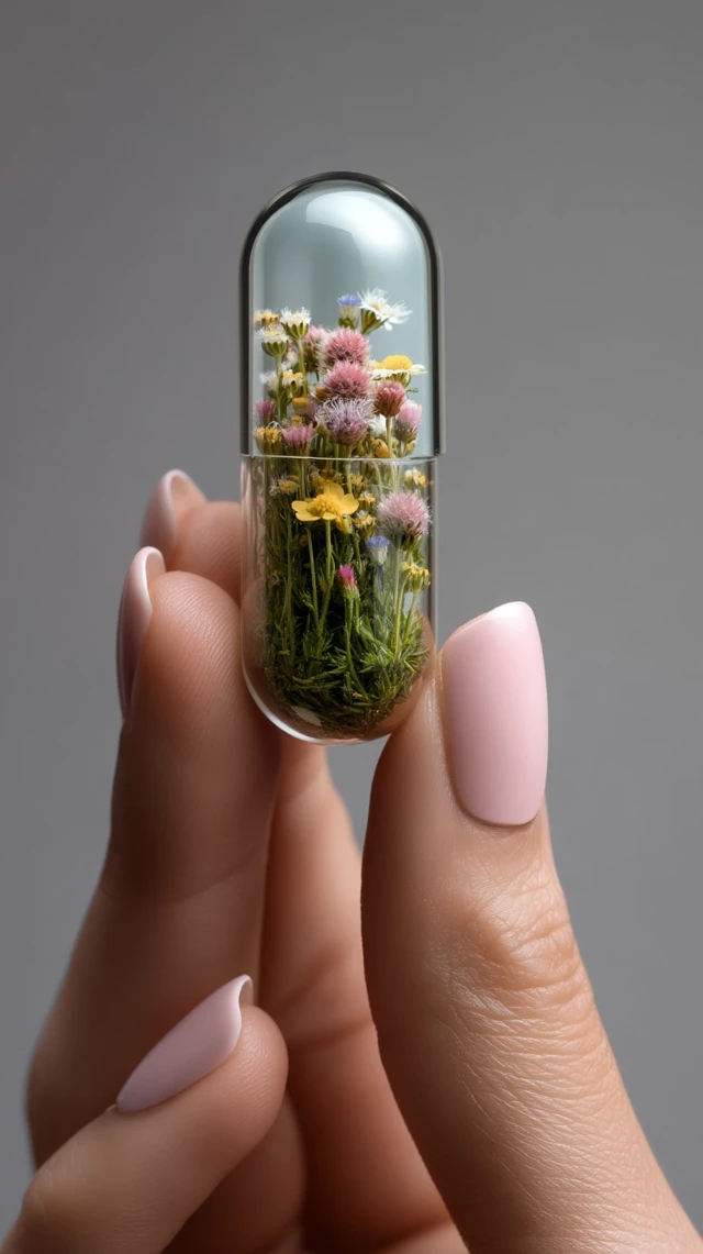 Flower Capsule: Delicate Beauty in Hand