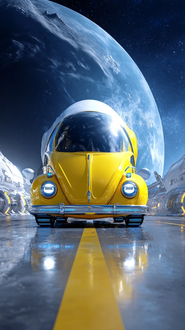 Futuristic Vehicle Earthscape Cinematic 8K