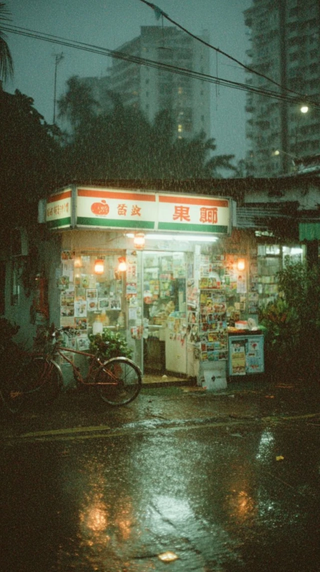 Late Night Convenience Store Kuala Lumpur 1996