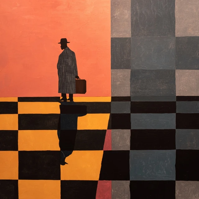 Jacob Lawrence Inspired Painting Loneliness Journey