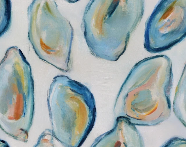 Oysters in Art Modern Painting Inspired by Matisse Gauguin