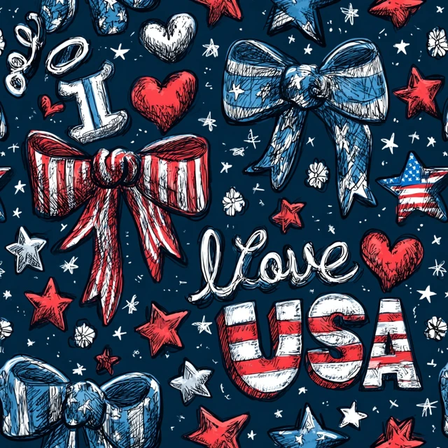 American Flag TShirt Design USA Pattern