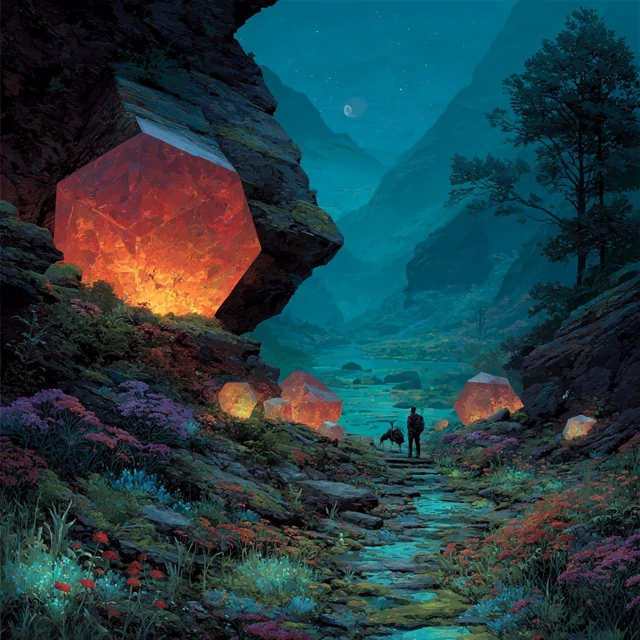 Ruby Glacier Dungeon Mosquito by Franz Vinck Art