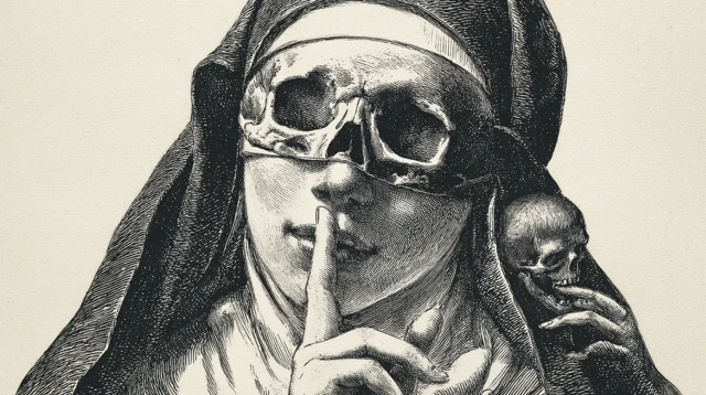 Skull Nun Tattoo Design Devil Puppeteer