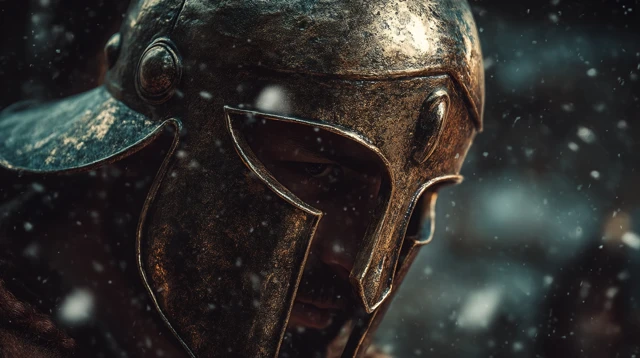 Ancient Gladiator in Battle