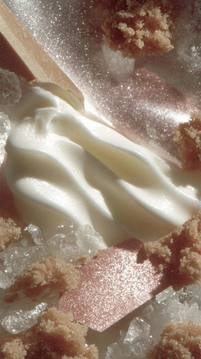 Cosmic Dessert Collage Creamy Ripples Galactic Dust