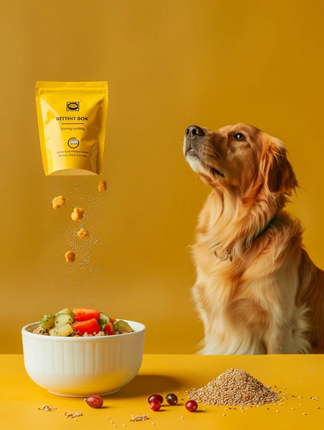 Dog Food Photography Magical Studio Scene