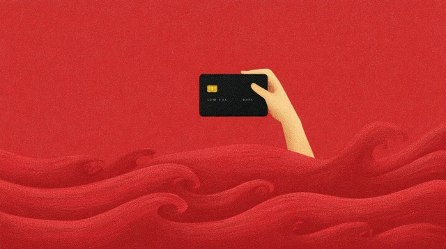 Black Gold Credit Card Illustration Luxury Design
