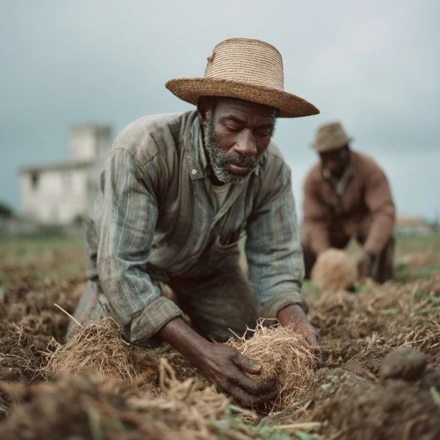 Cape Verdean Farmers at Work Photography