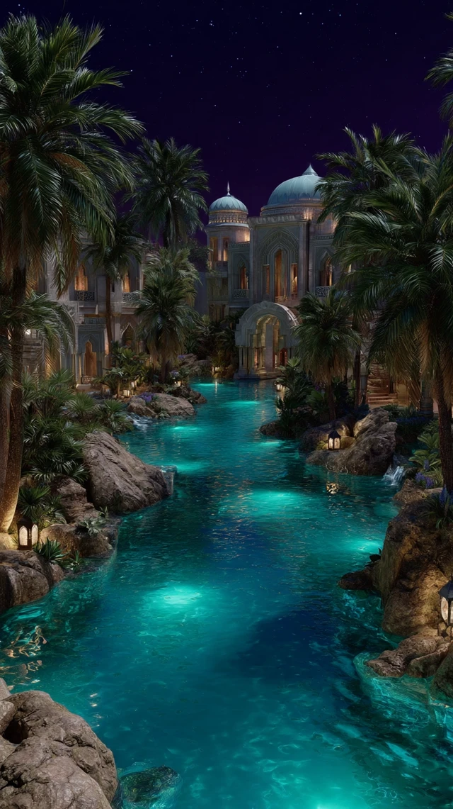 Desert Oasis Paradise Arabian Nights