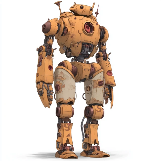 Anime Robot Fantasy Art