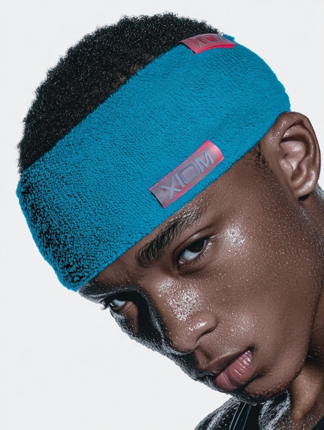 Male Fashion Model in Sports Apparel Close Up