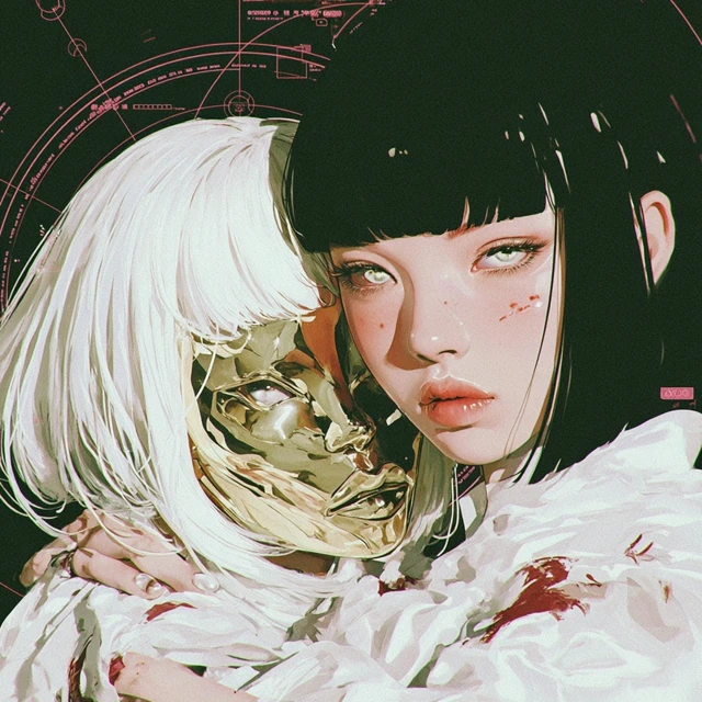 Surreal Fashion Portrait Virtual Self