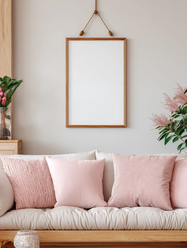 Feminine Interior Design with Pink Accents