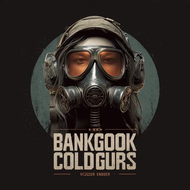 Bangkok Cool Guides Gasmask Logo Design