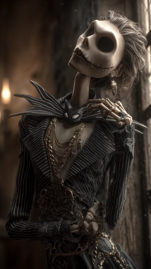 Jack Skellington Dressed to Impress Illustration