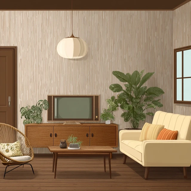 Cream Style Living Room Interior Design