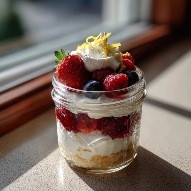 Berry Whipped Cream Parfait Recipe - Easy Dessert