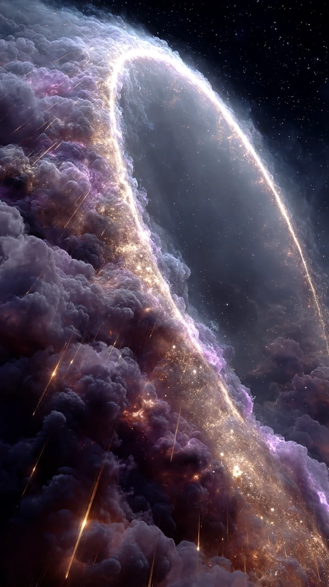 Cosmic Archway in Space 4K