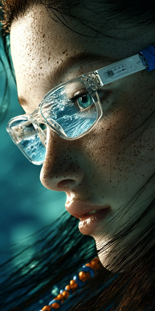 Vogue Cover Girl Photorealistic Portrait