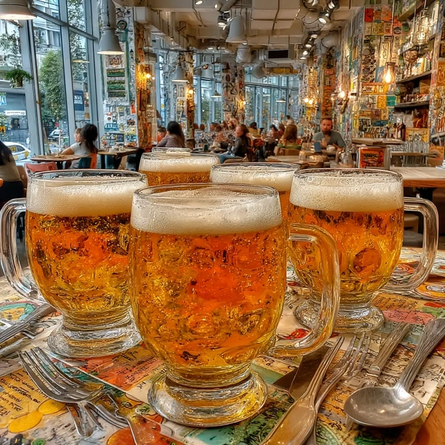 Beer Pints at a Pub iPhone Photo