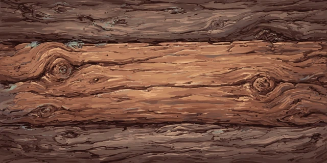 Impressionist Wood Plank WoW Style Texture