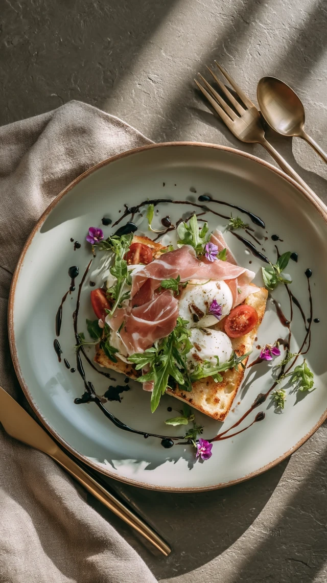Elegant Italian Deli Sandwich Food Styling