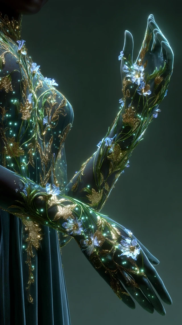 Enchanted Opera Gloves: Fantasy Couture