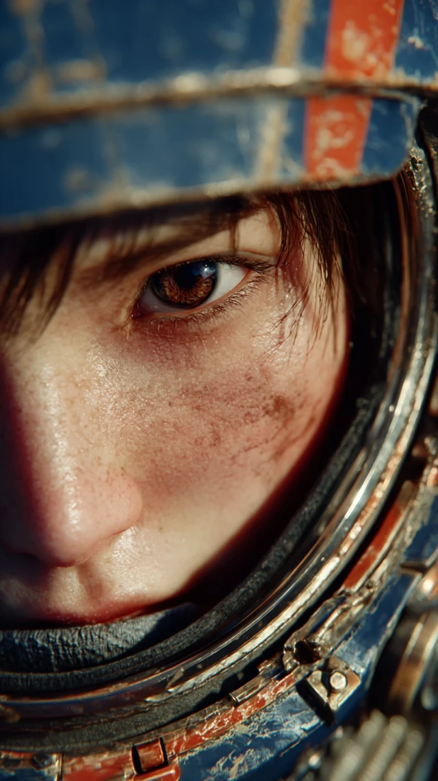 Astronauts Gaze into Space 3D Illustration