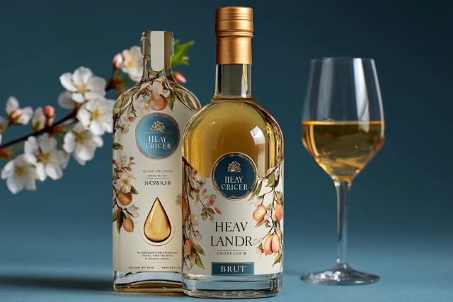 Elegant Hard Cider Label Design