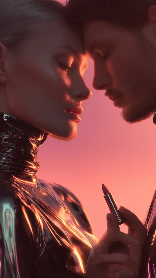 Romantic Couple Vogue Magazine Cover Editorial Photography