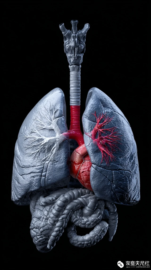 Human Anatomy 3D Model Digestive System Medical Illustration