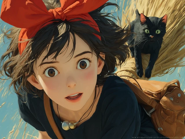 Kikis Delivery Service: Realistic Portrait