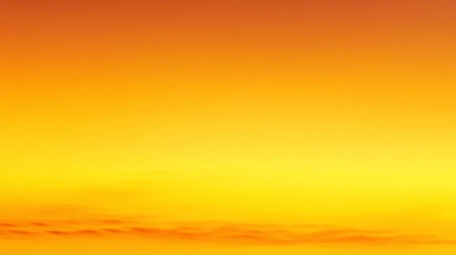 Yellow Orange Sky Gradient Illustration