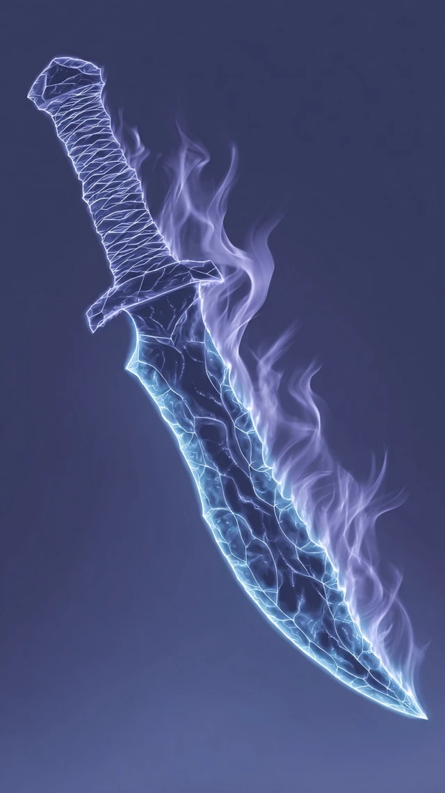 Shadow Dagger Translucent Fantasy Art