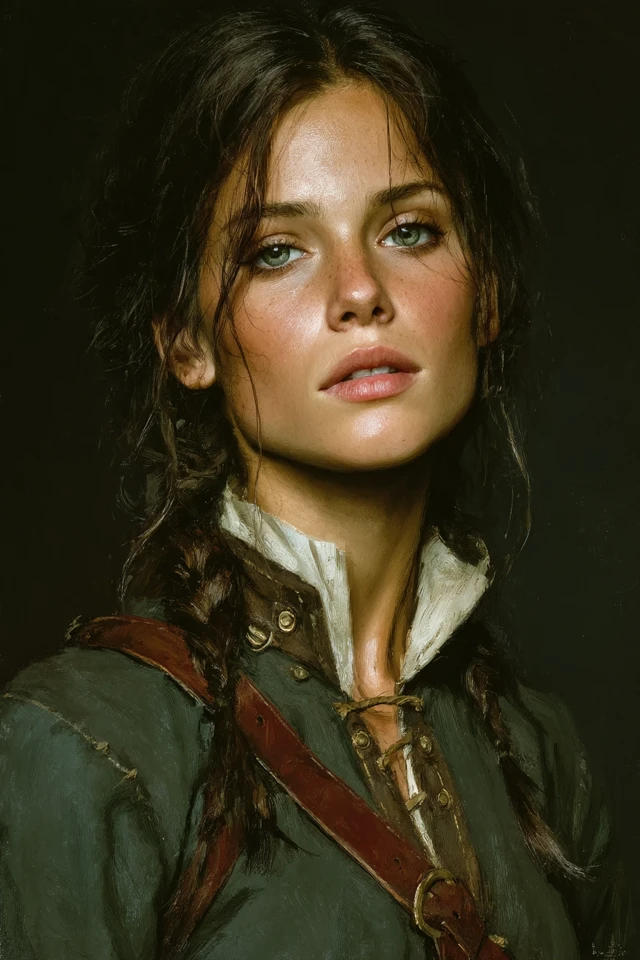 Elf Ranger Portrait Photorealistic Art