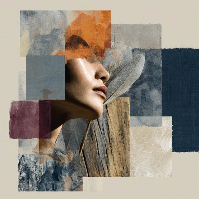 Conceptual Portrait of a Designer Elegant and Emotional