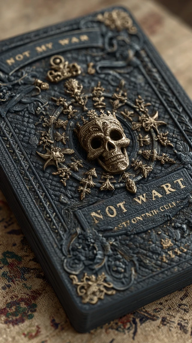 Gaming Card Not My War Skull Design