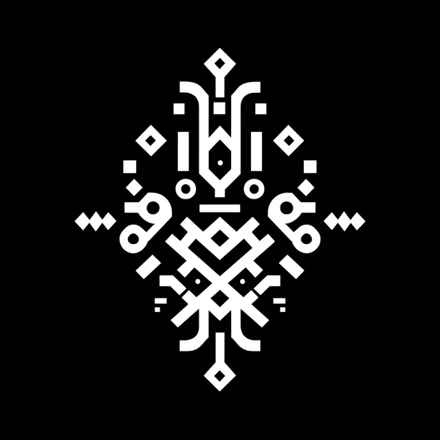 Mictlan Logo Aztec Underworld Geometric Design