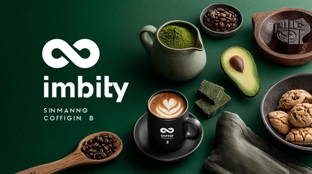 Imbity Coffee Brand Logo Design