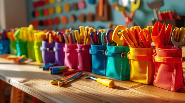 Toy Tool Belts For Kids Colorful Tools for Little Builders