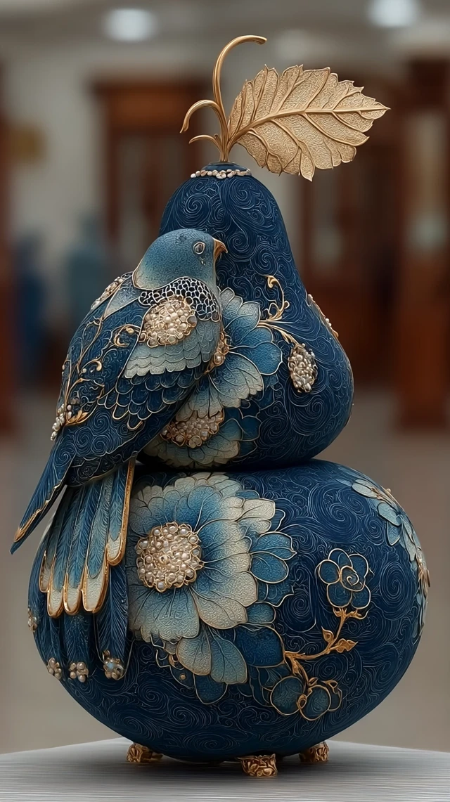 Opulent Porcelain Sculpture Abundance and Prosperity