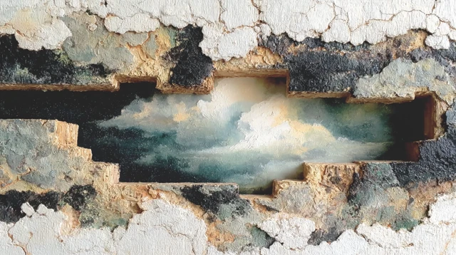 Surreal Painting Beautiful Horrible Strong Miserable
